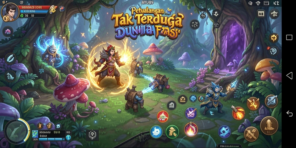 Tampilan gameplay AYU89 yang penuh aksi dan petualangan seru.