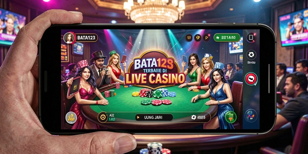 Tampilan gameplay Live Casino yang menarik dalam BATA123.