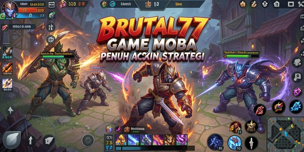 Gameplay seru dan strategi di BRUTAL77 dalam aksi.
