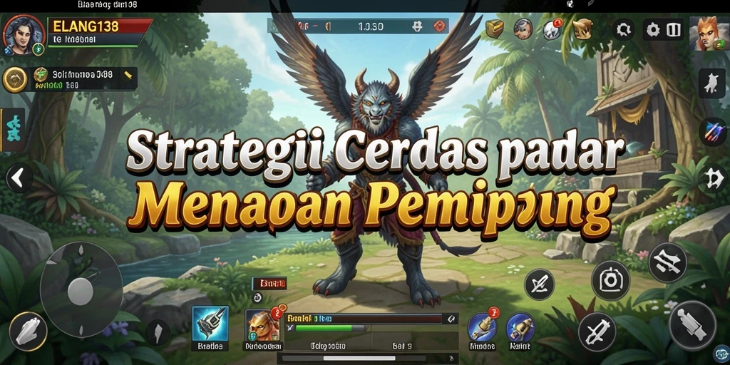 Tangkapan layar menunjukkan aksi seru dalam permainan strategi ELANG138.
