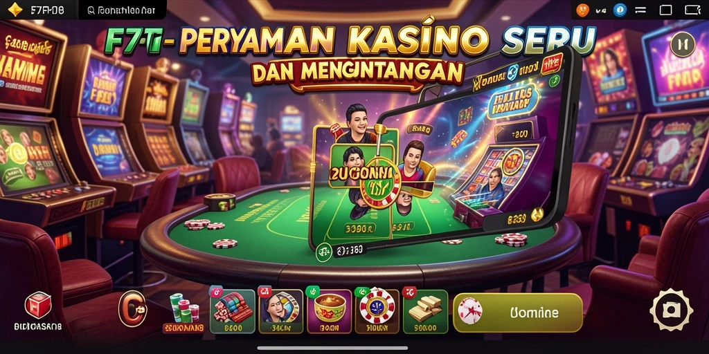 Gambaran gameplay menarik dari aplikasi Kasino F7F7.