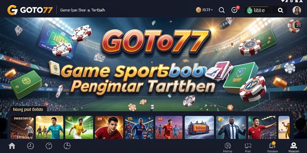 Screenshot gameplay Sportsbook GOTO77 menunjukkan tampilan taruhan yang menarik.