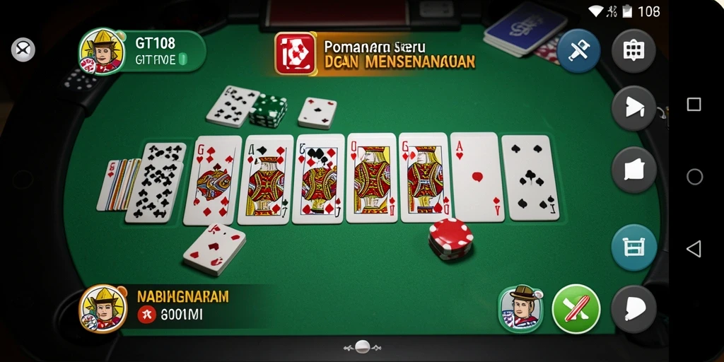 Tampilan menarik dari gameplay GT108 yang mendebarkan.