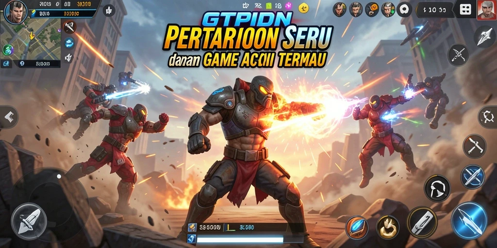 Tampilan aksi seru dari gameplay GTPIDN yang menegangkan.