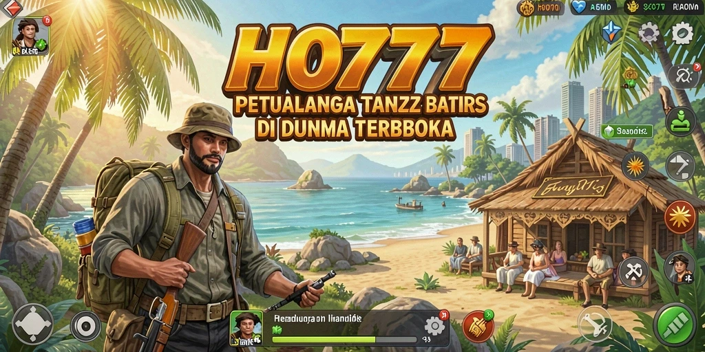 Screenshot utama HO777 menampilkan gameplay yang memukau di dunia terbuka.