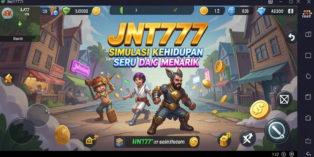 Tampilan menarik dari gameplay JNT777 yang penuh aksi.