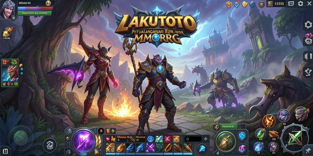 Gameplay menakjubkan dari LAKUTOTO yang menunjukkan pertarungan seru.