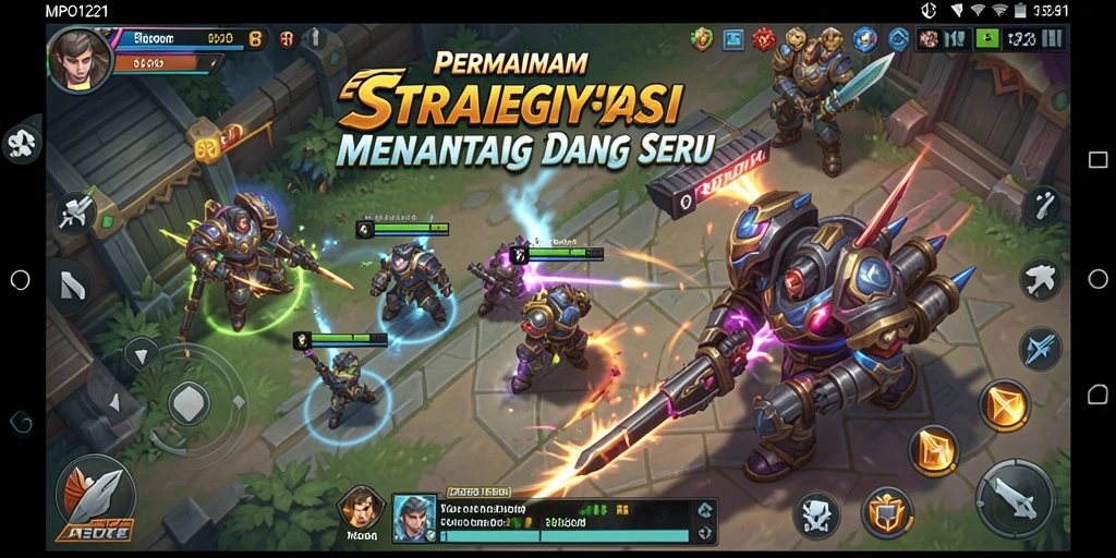 Tampilan gameplay seru dan dinamis dari MPO1221.