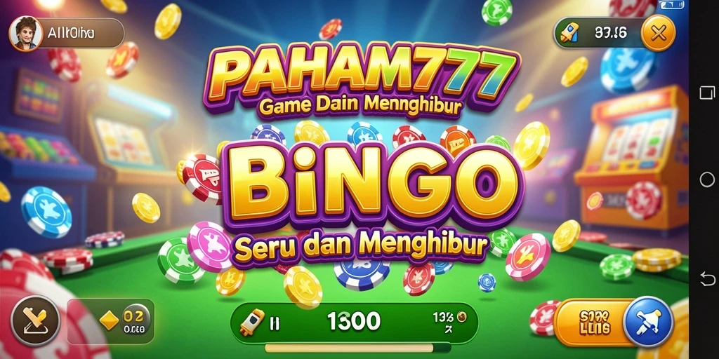 Tampilan gameplay Bingo yang seru dan mengasyikkan di PAHAM777.