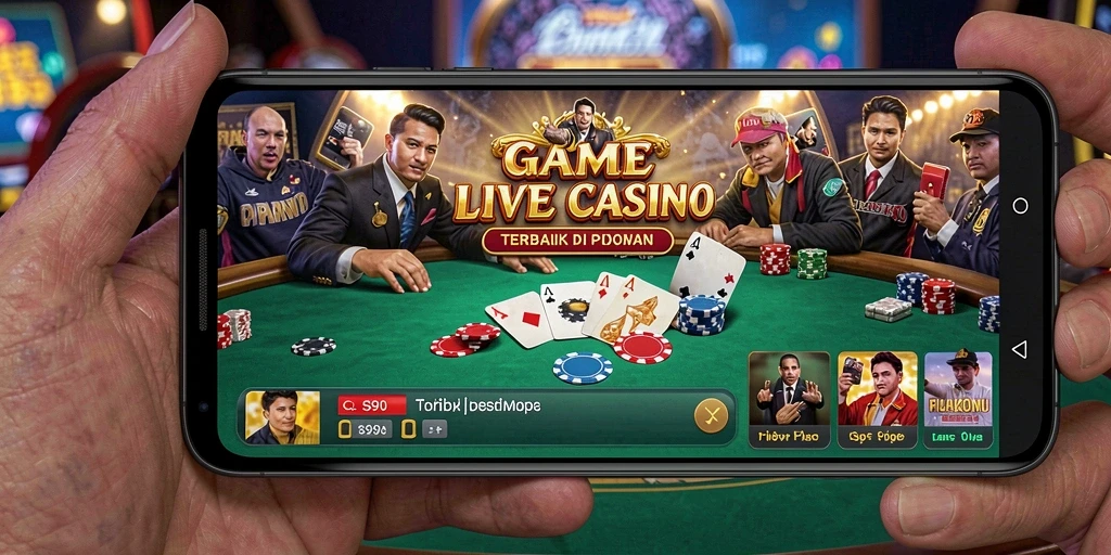 Screenshot S80 menampilkan gameplay seru kasino langsung dengan dealer profesional.