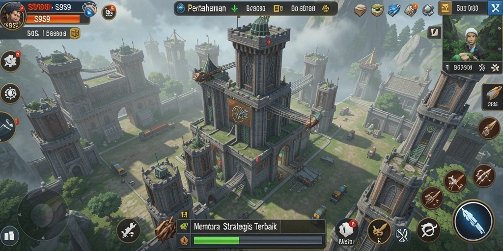 Tampilan gameplay menakjubkan dari S9S9 dalam Tower Defense.